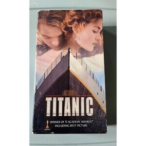 Titanic VHS 2 tape set